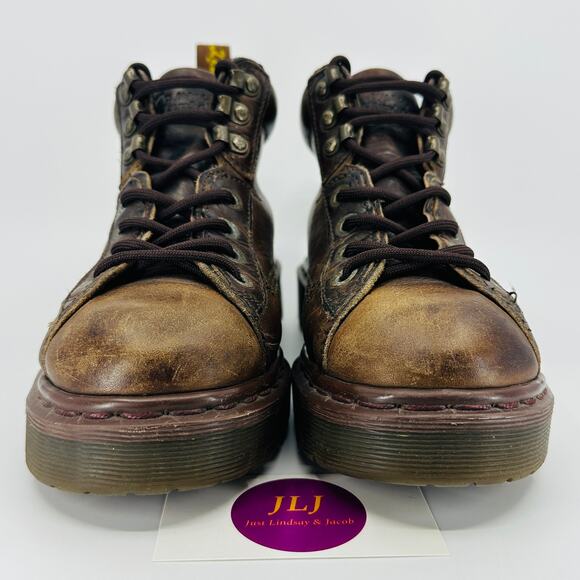 Dr. Martens Mens 8287 Made in England Vintage Leather Work Boots Size 6 UK/ 7 US - Picture 3 of 13